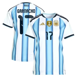 Dámské Fotbalové Dresy Argentina Garnacho #17 MS 2026 Domácí