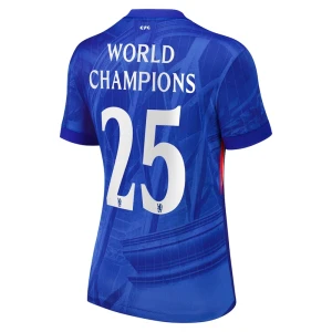 Dámské Fotbalové Dresy Chelsea FC World Champions #25 2025/26 Domácí