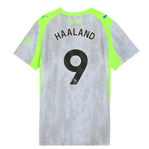 Dámské Fotbalové Dresy Manchester City Erling Haaland #9 2025/26 Třetí