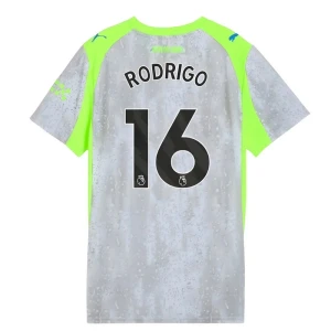 Dámské Fotbalové Dresy Manchester City Rodrigo #16 2025/26 Třetí