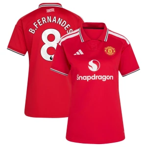 Dámské Fotbalové Dresy Manchester United Bruno Fernandes #8 2026-27 Domácí