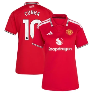 Dámské Fotbalové Dresy Manchester United Cunha #10 2026-27 Domácí