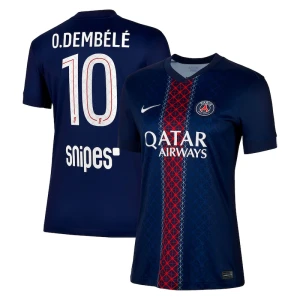 Dámské Fotbalové Dresy Paris Saint-Germain PSG O.Dembele #10 2025/26 Domácí