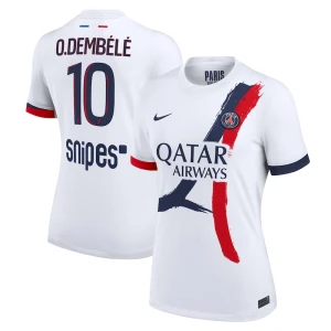 Dámské Fotbalové Dresy Paris Saint-Germain PSG O.Dembele #10 2025/26 Venkovní