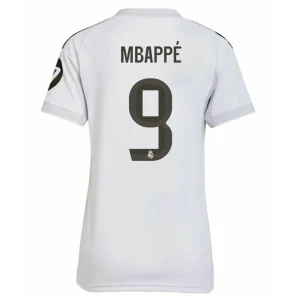Dámské Fotbalové Dresy Real Madrid Mbappe #9 2025/26 Domácí