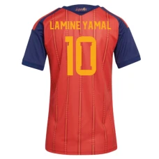 Dámské Fotbalové Dresy Španělsko Lamine Yamal #10 MS 2026 Domácí