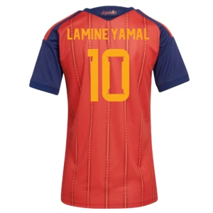 Dámské Fotbalové Dresy Španělsko Lamine Yamal #10 MS 2026 Domácí