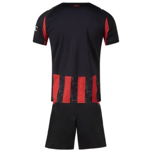 Dětské Fotbalové Dresy AC Milan Komplet 2025/26 Domácí