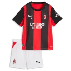 Dětské Fotbalové Dresy AC Milan Komplet 2026-27 Domácí