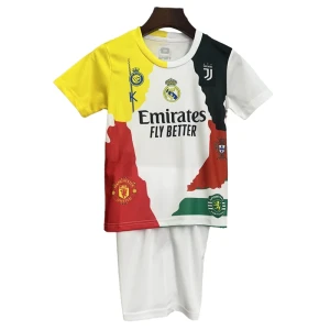 Dětské Fotbalové Dresy Club Mixed Cristiano Ronaldo #7 Komplet 2025/26 Domácí