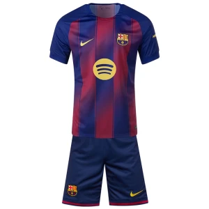 Dětské Fotbalové Dresy FC Barcelona Komplet 2025/26 Domácí