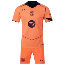 Dětské Fotbalové Dresy FC Barcelona Komplet 2025/26 Třetí