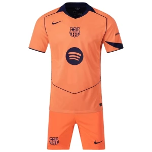 Dětské Fotbalové Dresy FC Barcelona Komplet 2025/26 Třetí