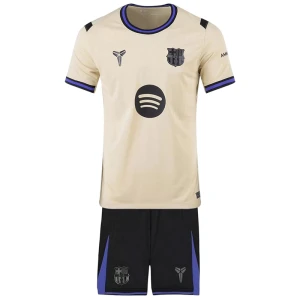 Dětské Fotbalové Dresy FC Barcelona Komplet 2025/26 Venkovní