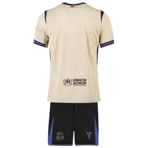 Dětské Fotbalové Dresy FC Barcelona Komplet 2025/26 Venkovní