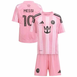 Dětské Fotbalové Dresy Inter Miami CF Lionel Messi #10 Komplet 2025/26 Domácí