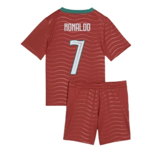 Dětské Fotbalové Dresy Portugalsko Cristiano Ronaldo #7 MS 2026 Komplet Domácí