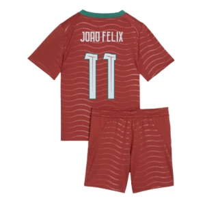 Dětské Fotbalové Dresy Portugalsko Joao Felix #11 MS 2026 Komplet Domácí