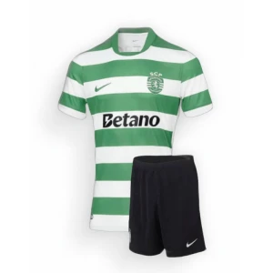 Dětské Fotbalové Dresy Sporting Lisbon Komplet 2025/26 Domácí