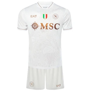 Dětské Fotbalové Dresy SSC Napoli Komplet 2025/26 Venkovní