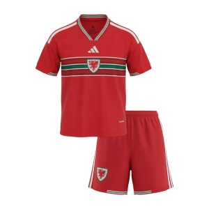 Dětské Fotbalové Dresy Wales Komplet 2026 Domácí