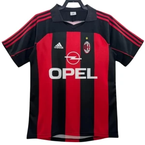 Fotbalové Dresy AC Milan 2000-02 Retro Domácí