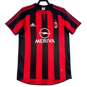 Fotbalové Dresy AC Milan 2003-04 Retro Domácí