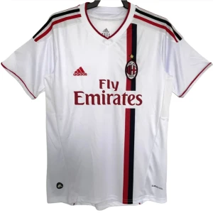 Fotbalové Dresy AC Milan 2011-12 Retro Venkovní