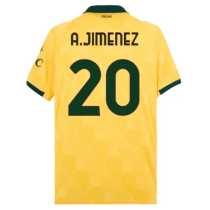 Fotbalové Dresy AC Milan A. Jimenez #20 Třetí 2025/26