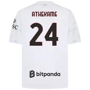 Fotbalové Dresy AC Milan Athekame #24 Venkovní 2026-27