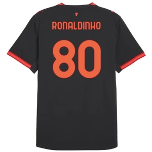 Fotbalové Dresy AC Milan Authentic Ronaldinho #80 Třetí 2026-27