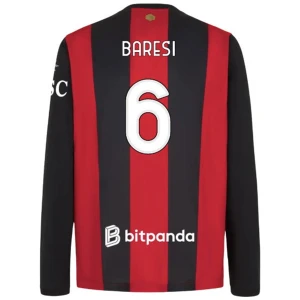 Fotbalové Dresy AC Milan Baresi #6 Domácí 2026-27 Dlouhý Rukáv