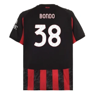 Fotbalové Dresy AC Milan Bondo #38 Domácí 2025/26