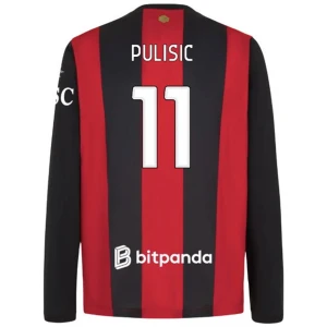 Fotbalové Dresy AC Milan Christian Pulisic #11 Domácí 2026-27 Dlouhý Rukáv