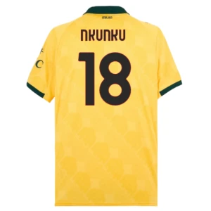 Fotbalové Dresy AC Milan Christopher Nkunku #18 Třetí 2025/26