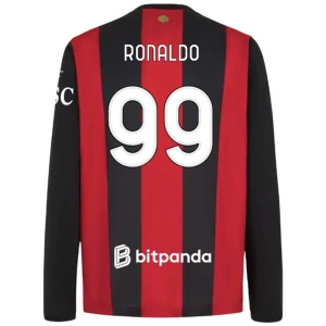 Fotbalové Dresy AC Milan Cristiano Ronaldo #99 Domácí 2026-27 Dlouhý Rukáv