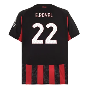 Fotbalové Dresy AC Milan E. Royal #22 Domácí 2025/26