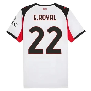 Fotbalové Dresy AC Milan E. Royal #22 Venkovní 2025/26
