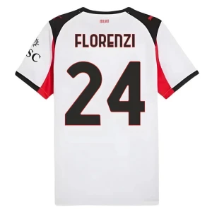 Fotbalové Dresy AC Milan Florenzi #24 Venkovní 2025/26
