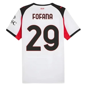 Fotbalové Dresy AC Milan Fofana #29 Venkovní 2025/26