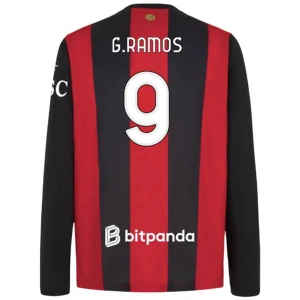 Fotbalové Dresy AC Milan G. Ramos #9 Domácí 2026-27 Dlouhý Rukáv