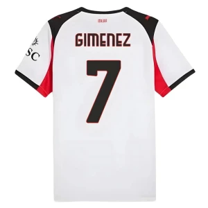 Fotbalové Dresy AC Milan Gimenez #7 Venkovní 2025/26