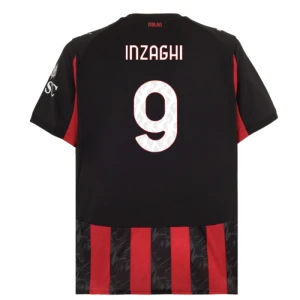 Fotbalové Dresy AC Milan Inzaghi #9 Domácí 2025/26