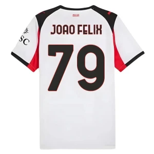 Fotbalové Dresy AC Milan Joao Felix #79 Venkovní 2025/26