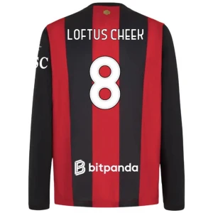 Fotbalové Dresy AC Milan Loftus Cheek #8 Domácí 2026-27 Dlouhý Rukáv