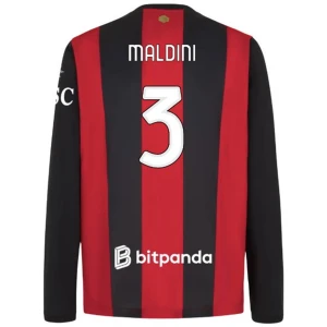 Fotbalové Dresy AC Milan Maldini #3 Domácí 2026-27 Dlouhý Rukáv