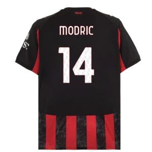 Fotbalové Dresy AC Milan Modric #14 Domácí 2025/26