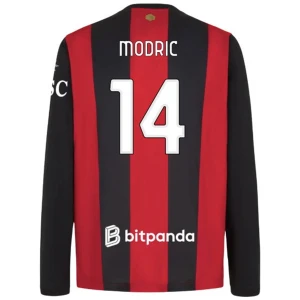 Fotbalové Dresy AC Milan Modric #14 Domácí 2026-27 Dlouhý Rukáv