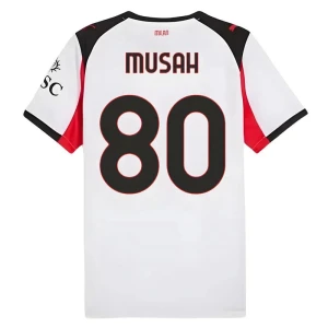 Fotbalové Dresy AC Milan Musah #80 Venkovní 2025/26