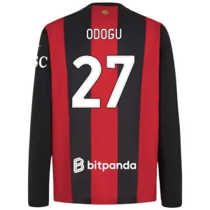 Fotbalové Dresy AC Milan Odogu #27 Domácí 2026-27 Dlouhý Rukáv